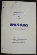 Wysong-Wysong Mechanical Shear Instructions for Install/Maintenance-General-Mechanical-01